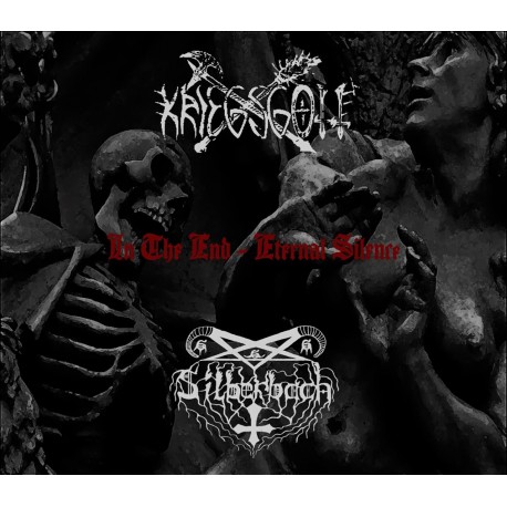 Kriegsgott / Silberbach- "In the End-Eternal Silence" split metal box A5