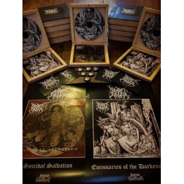 BLACK ALTAR - Suicidal Salvation / Emissaries of the Darkened Call CD Wooden Box