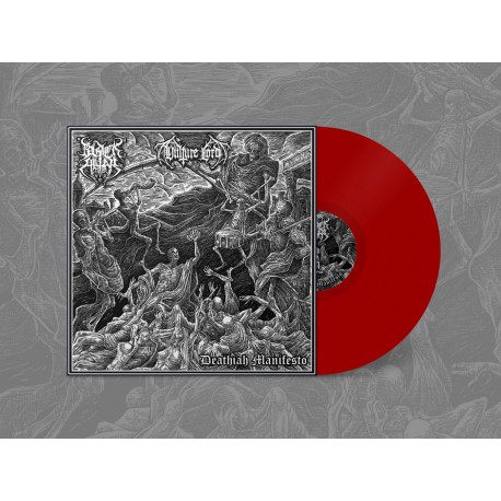 Black Altar / Vulture Lord - "Deathiah Manifesto" Red die hard Lp- Preorder