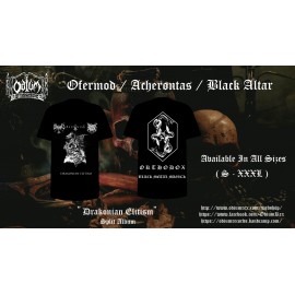 Ofermod / Acherontas / Black Altar - "Drakonian Elitism" - T-shirt - Pre order